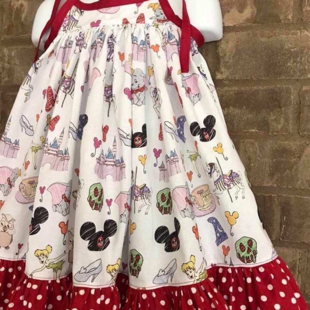 Disney Dress- Minnie Mickey Mouse Ear Dumbo Tinker Bell